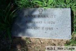 Anne Barritt