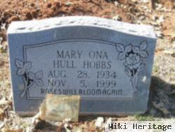 Mary Ona Morris Hull Hobbs