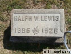 Ralph W Lewis