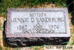 Jennie Delia Buzzell Vandeburg