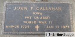 Pvt John P. Callahan