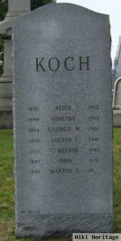 G Melvin Koch