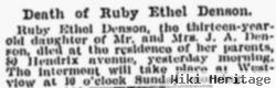 Ruby Ethel Denson