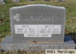 Betty J. Carr Baumgarten