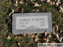 Shirley D Booth