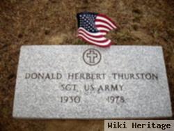 Donald Herbert "donnie" Thurston