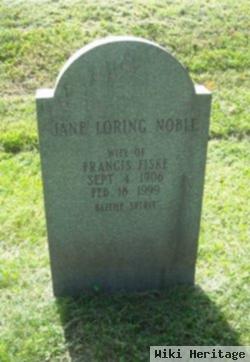 Jane Loring Noble Fiske