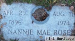 Nannie Mae Daughtridge Rose