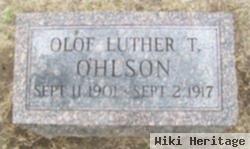 Olof Luther Theodore Ohlson