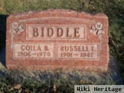 Russell L Biddle