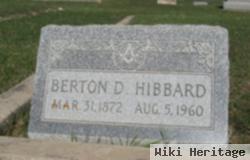 Berton D Hibbard