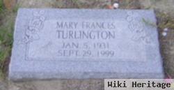 Mary Frances Turlington