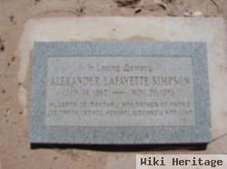 Alexander Lafayette Simpson