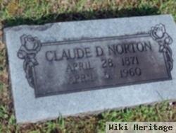 Claude D Norton