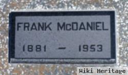 Benjamin Franklin "frank" Mcdaniel