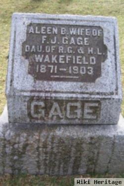 Aleen B. Wakefield Gage