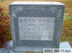 Mahaley Ida Mcdaniel Mims