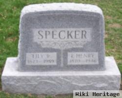 E Henry Specker