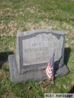 Abraham Price "abe" Rosenberger