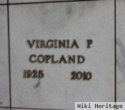 Virginia P Copland