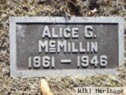 Alice G Mcmillin