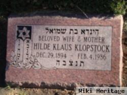 Hilde Klaus Klopstock