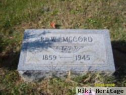 Reason William Mccord