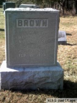 Sallie Elizabeth Evans Brown