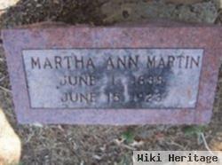 Martha Ann Mcneir Martin