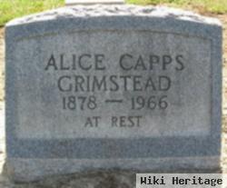 Alice Elizabeth Capps Grimstead