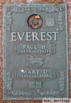 Mary D Everest