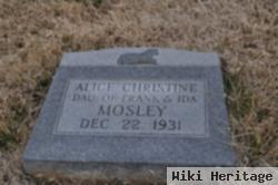 Alice Christine Mosley