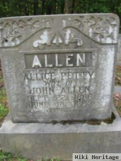 Allice Josephine Petty Allen