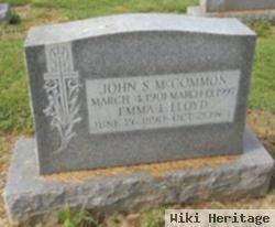 John S Mccommon