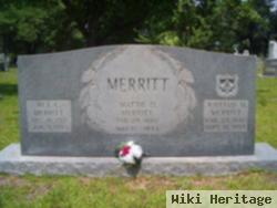 Martha Daniel "mattie" Lancaster Merritt