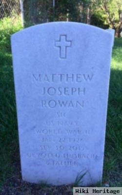 Matthew Joseph Rowan