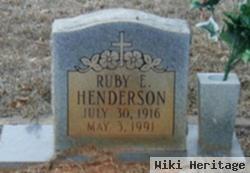 Ruby Ester Henderson
