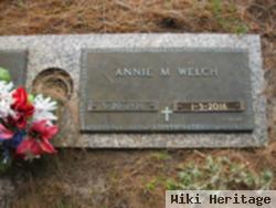 Annie M Welch