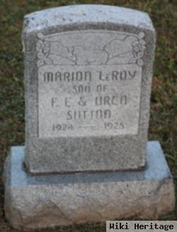 Marion Leroy Sutton