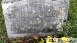 Marion G Ennis Brown