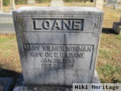 Mary Wilmer Norman Loane