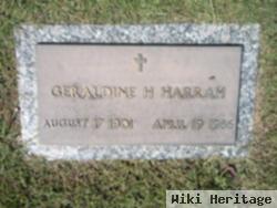 Geraldine H Harrah