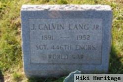 J. Calvin Lang, Jr