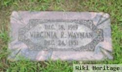 Virginia R. Wayman