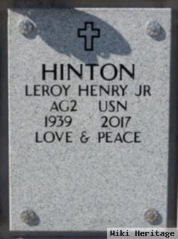 Leroy Henry Hinton, Jr