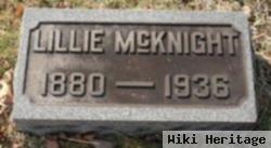 Lillian "lillie Mcknight