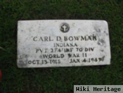 Pvt Carl D Bowman