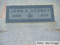 John A Geesey