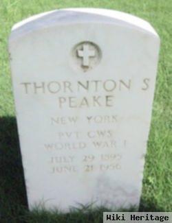 Thornton S Peake