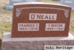 Frances Z O'neall